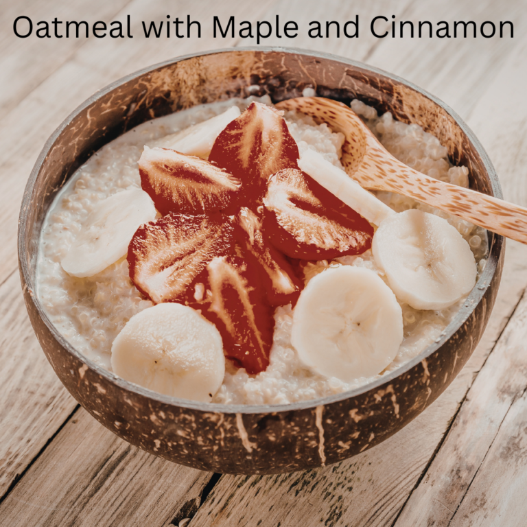 Maple Cinnamon Oatmeal